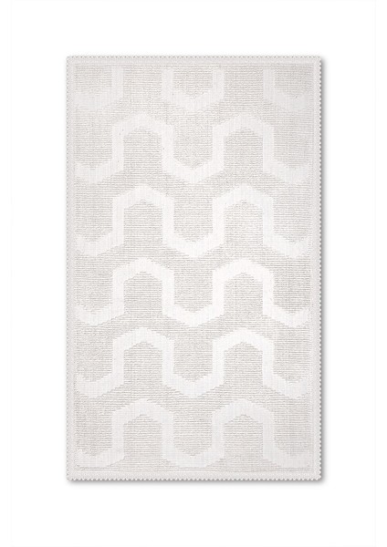 Dome Bukle Doğal Pamuklu 2'li Banyo Paspas Seti 60X100+50X60 cm - Ekru fiyatları