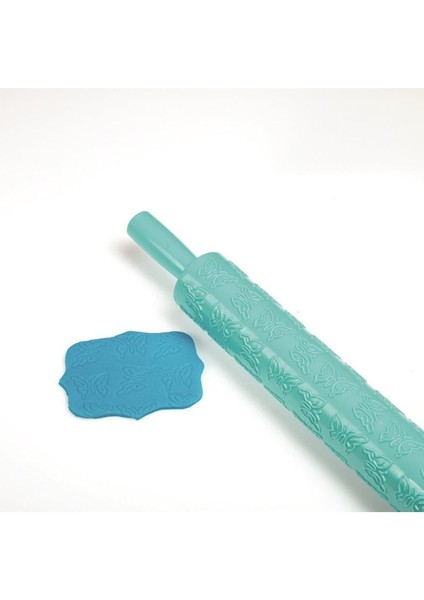 Kelebek Desenli Plastik Merdane, Mutfak ve El Işleri Için Ideal Araç