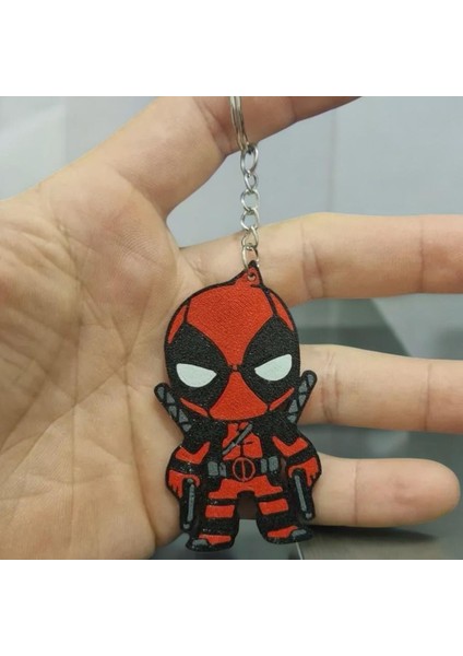Deadpool Sevimli Figür Karakter Anahtarlık