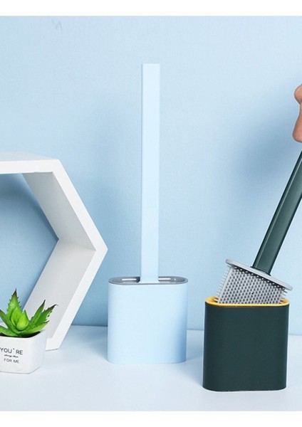 Bükülebilir Silikon Tuvalet Fırçası, Hijyenik ve Kullanışlı Tasarım