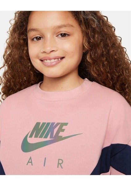 G Nsw Aır Ft Bf Crew Çocuk Pembe T-Shirt - DD7135-630 modelleri