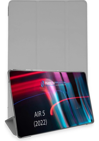 Newface iPad Air 5 (2022) Kılıf Tablet Smart Kılıf - Gri