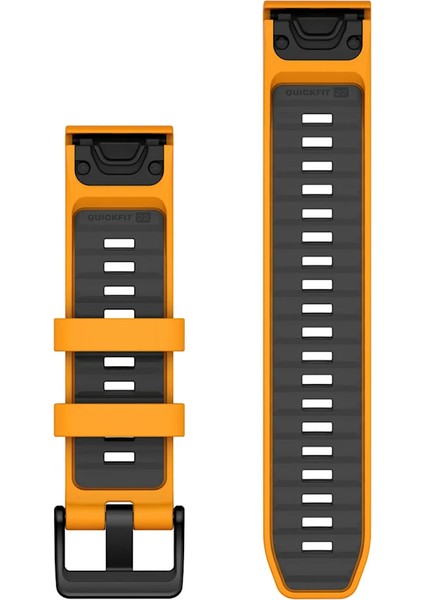 Quickfit 22 mm Yedek Kayış - Turuncu/grafit fiyatları