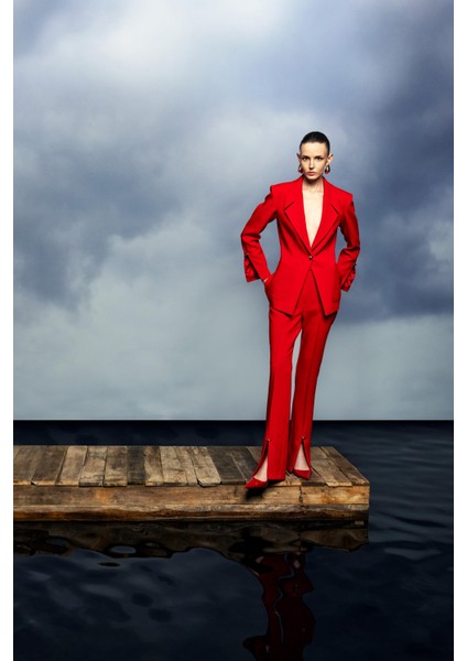 Tek Düğmeli Blazer Ceket 26W50818 fırsatları