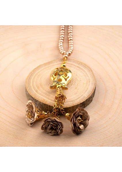 Laleli Güllü Tesbih Gold (99LU - 6mm) fiyatları