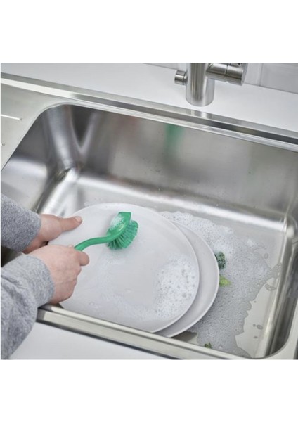 Yeşil Plastik Bulaşık Fırçası, Dayanıklı ve Pratik Temizlik Aracı fiyatları