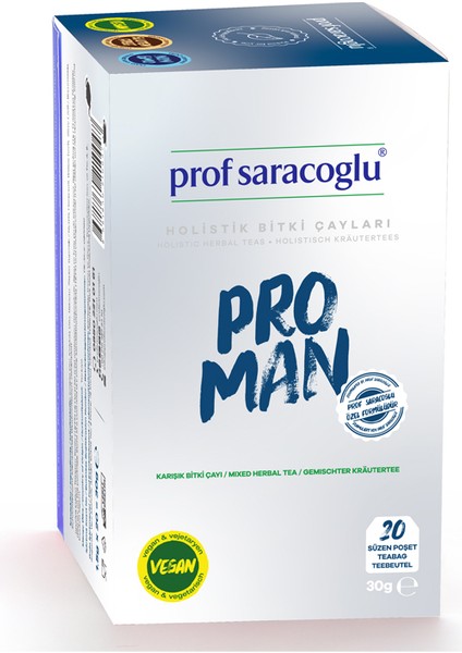 Pro Man Karışım Bitki Çayı 20'li fiyatları