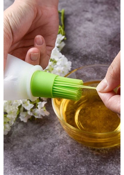 Yeşil Fırçalı Yağdanlık, Fırın Için Güvenli ve Kolay Kullanım