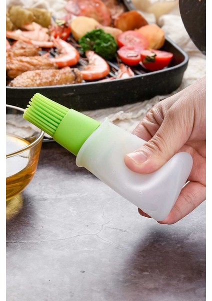 Yeşil Fırçalı Yağdanlık, Fırın Için Güvenli ve Kolay Kullanım fırsatları