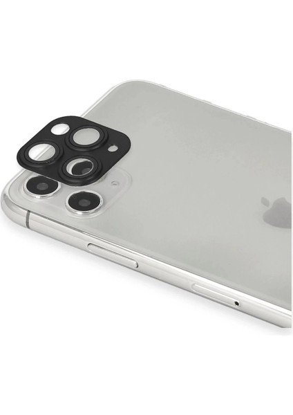Newface iPhone 11 Pro Max Pers Alüminyum Kamera Lens - Siyah fiyatları