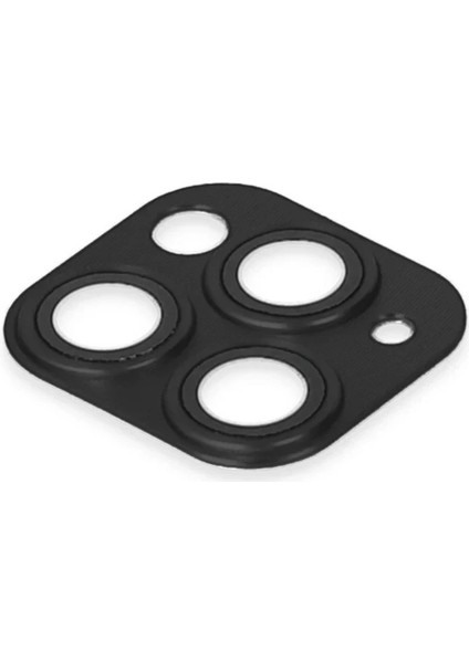 Newface iPhone 11 Pro Max Pers Alüminyum Kamera Lens - Siyah fırsatları