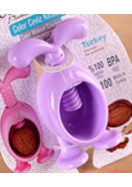 Pratik Plastik Ceviz Kırma Aleti, Kolay ve Hızlı Kullanım Için