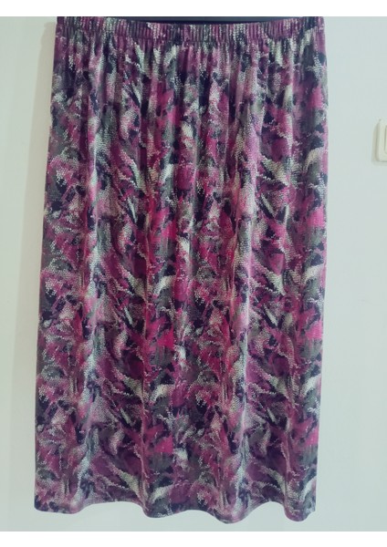 Beli Lastikli Desenli Penye Kumaş Maxi Boy Anne Etek %100 PAMUK38BEDEN 100KG fırsatları