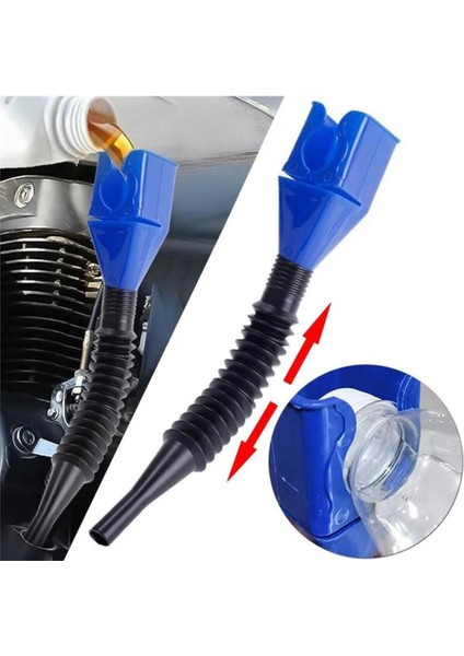 Çok Renkli Araç Yağ Doldurma Hunisi, Açılabilir ve Temiz Kullanım modelleri