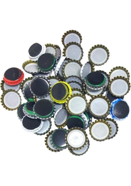 Şişe Kapak 100 Lü Paket (Şişe Kapama Aleti Kapağı) Renkli