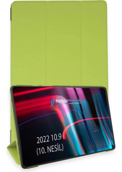 Newface iPad 2022 10.9 (10.nesil) Kılıf Tablet Smart Kılıf - Açık Yeşil