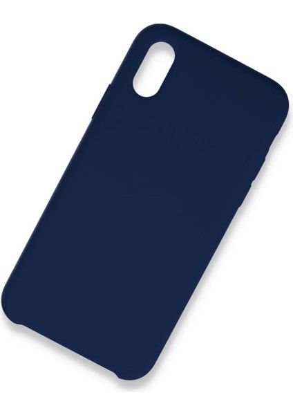 Newface iPhone Xs Max Kılıf Lansman Legant Silikon - Lacivert fiyatları