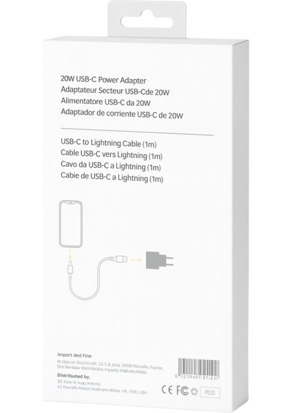 Mobilx M-20 20W iPhone 8–14 Pro Max Uyumlu Hızlı Şarj Adaptörü + Usb-C To Lightning Kablo modelleri