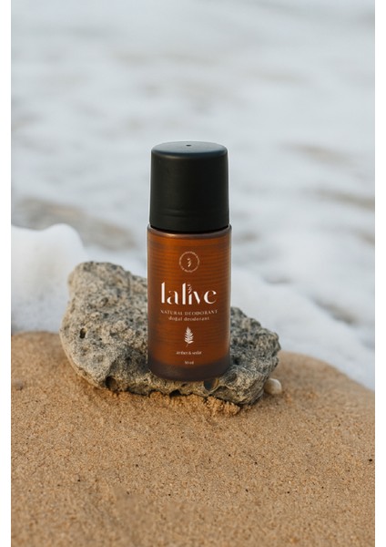 %100 Doğal Roll-On Deodorant Organik Aloe Vera Suyu ile Vegan Formül 50 ml