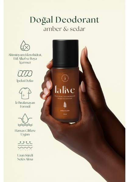 %100 Doğal Roll-On Deodorant Organik Aloe Vera Suyu ile Vegan Formül 50 ml fiyatları