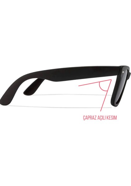 Parlak Siyah Wayfarer Model Kadın Güneş Gözlüğü indirimleri