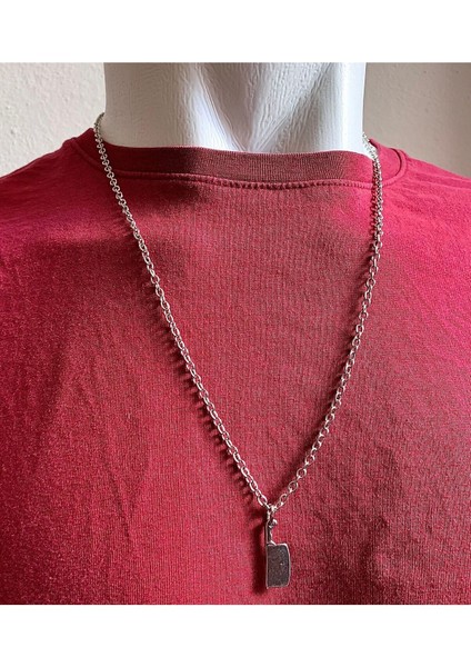 Şık Metalik Mutfak Bıçak Satır Kolye Erkek ve Kadın Için Tarz Takı fırsatları