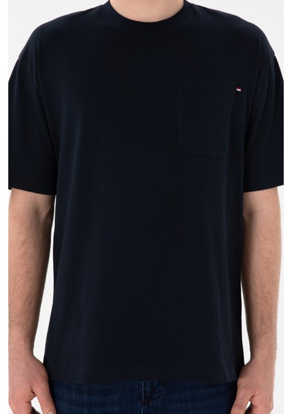 Erkek Lacivert Tişört 50305990-VR033