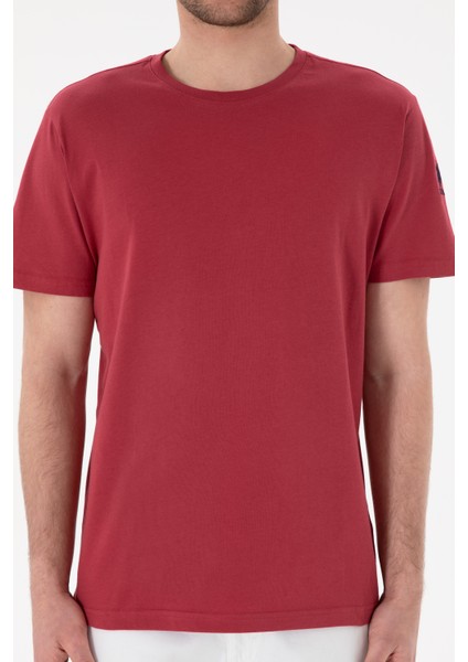 Erkek Vişne Tişört Basic 50305985-VR223
