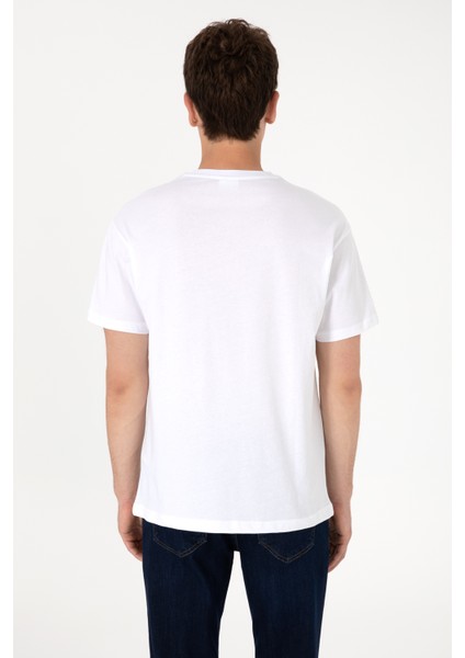 Erkek Beyaz Tişört 50306450-VR013