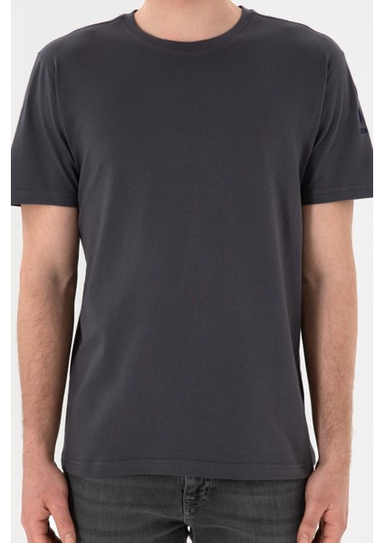 Erkek Antrasit Tişört Basic 50305985-VR006