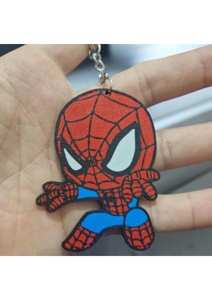 Örümcek Adam Sevimli Figür Karakter Anahtarlık