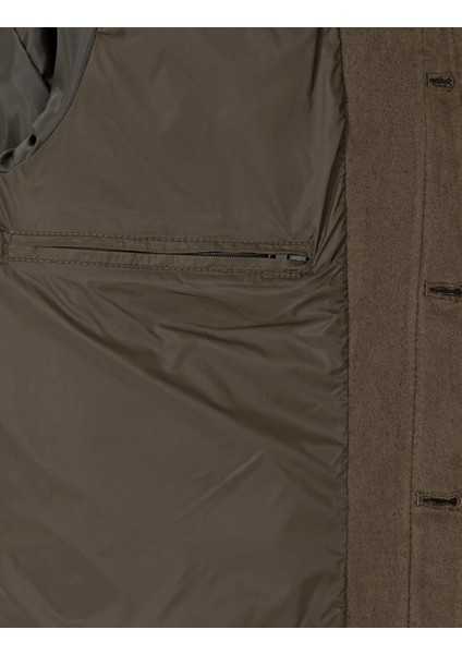 Erkek Yeşil Suni Deri Ceket 50318156-790