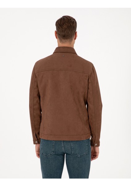 Erkek Kahverengi Suni Deri Ceket 50318152-880 indirimleri