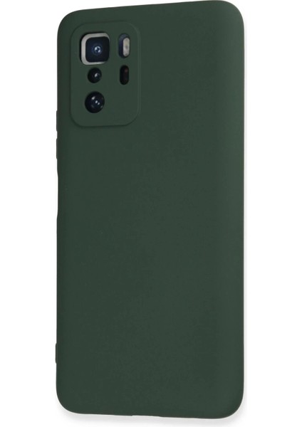 Newface Xiaomi Poco X3 Gt Kılıf Nano Içi Kadife Silikon - Koyu Yeşil modelleri