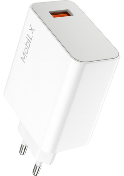 Mobilx M-17 33W Turbo Hızlı Şarj Adaptörü + Type-C USB Kablo | Qc 3.0 Destekli fırsatları