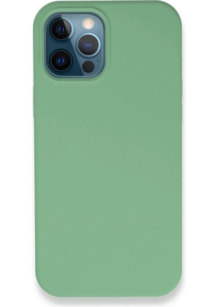 Newface iPhone 12 Pro Kılıf Lansman Legant Silikon - Yeşil
