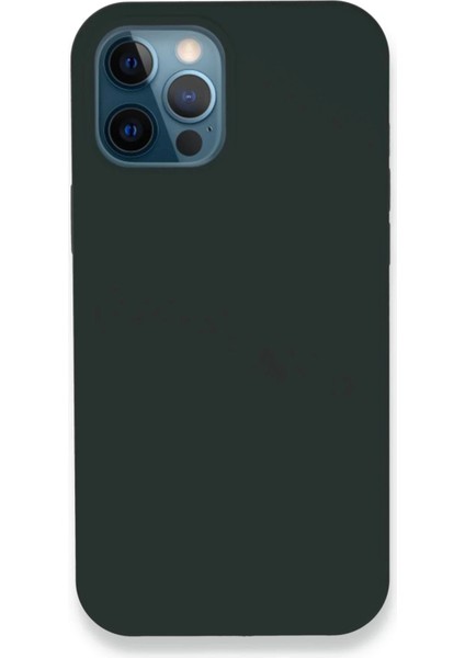 Newface iPhone 12 Pro Kılıf Lansman Legant Silikon - Koyu Yeşil