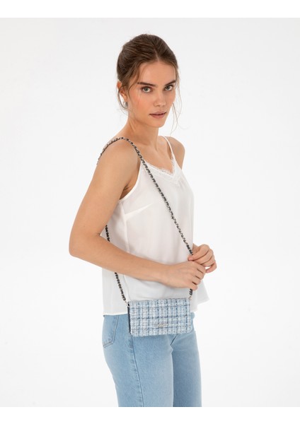 Kadın Mavi Çapraz Çanta 50315781-VR028