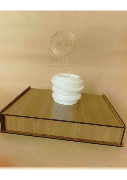 Ripple Candle Mumlu Obje
