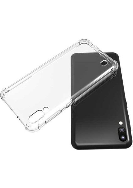 Galaxy M10 Kılıf Şeffaf Sert Korumalı Nitro Anti Shock Silikon