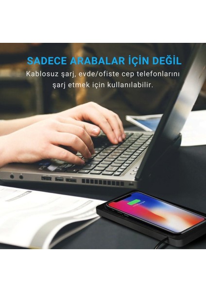 20W Süper Hızlı Kaymaz Kauçuk Kablosuz Şarj Aleti, Araç ve Masaüstü Kullanıbilir, Su Geçirmez Şarj Pedi modelleri