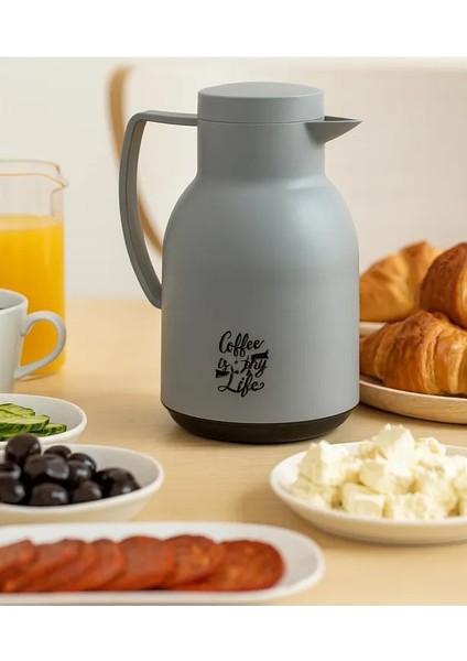 Galerıyo Termos 1lt Gri