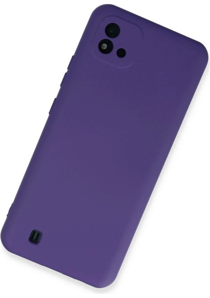 Newface Realme C11 2021 Kılıf Nano Içi Kadife Silikon - Mor fiyatları