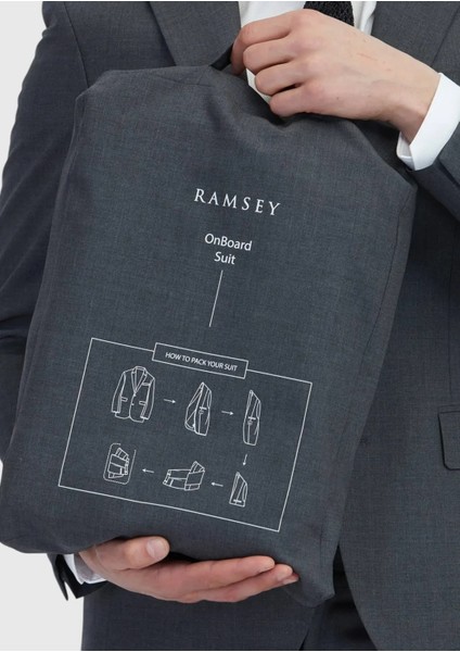 Koyu Gri Mikro Modern Fit Yün Karışımlı Takım Elbise indirimleri