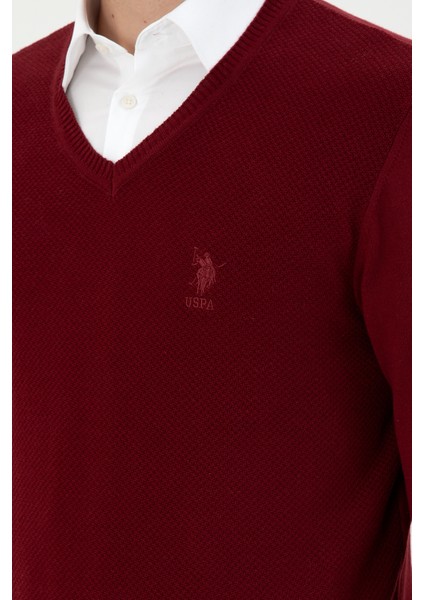 Erkek Bordo Kazak /Triko 50288886-VR014