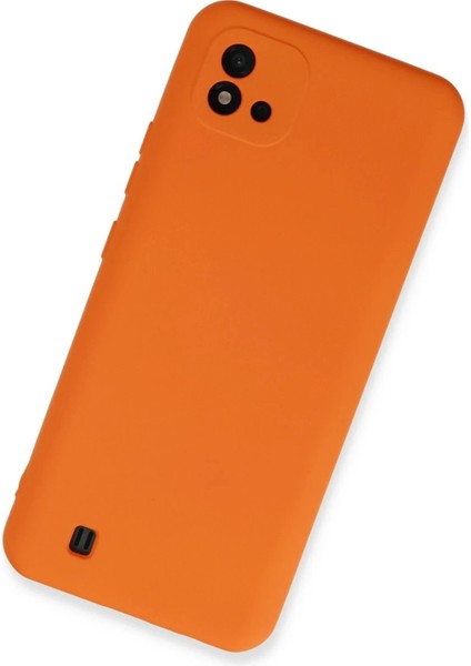 Newface Realme C11 2021 Kılıf Nano Içi Kadife Silikon - Turuncu fiyatları