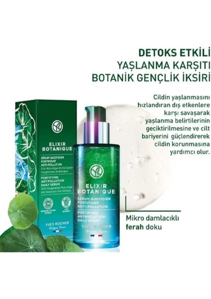 Cilt Serumu - Yaşlanma Karşıtı Bitkisel Antioksidan Bakım / Elixir Botanique Detoks Etkili 50 ml fiyatları