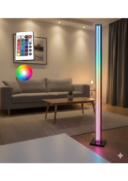 Kumandalı Rgb LED Lambader Ambians Aydınlatması Değişken Renk ve Animasyon Modları fırsatları