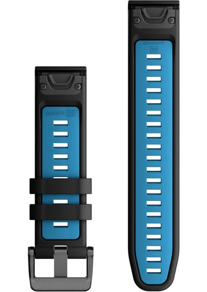 Quickfit 22 mm Yedek Kayış - Siyah | Mavi fiyatları
