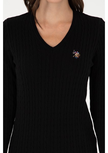 Kadın Siyah Kazak /Triko 50288992-VR046